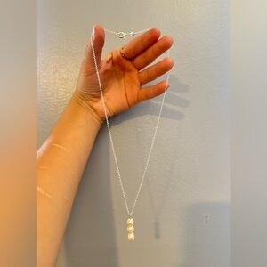 Silver Pearl Necklace